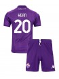 Fiorentina Moise Kean #20 Replika Hemmakläder Barn 2024-25 Kortärmad (+ byxor)
